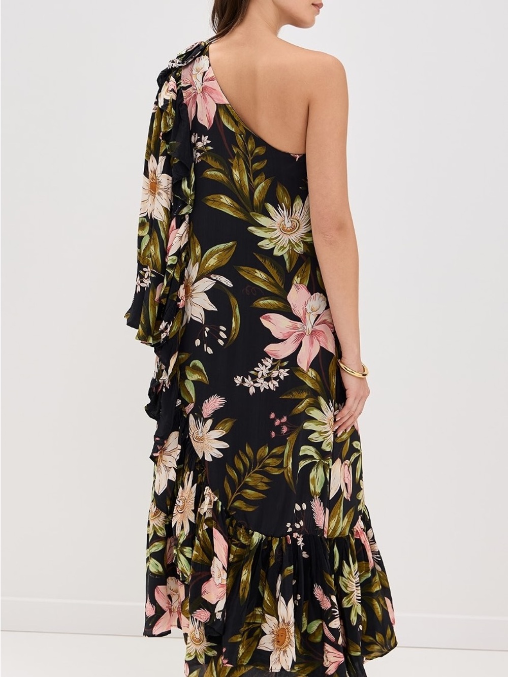 FARM Rio
One Shoulder Ruffled Maxi Dress S - Picture 2 of 4